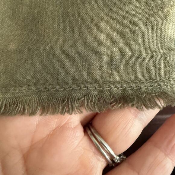 WEARABLES XCVI | Shawnie Linen Billowy Pintuck Tank | Tricolor - Picture 6 of 7